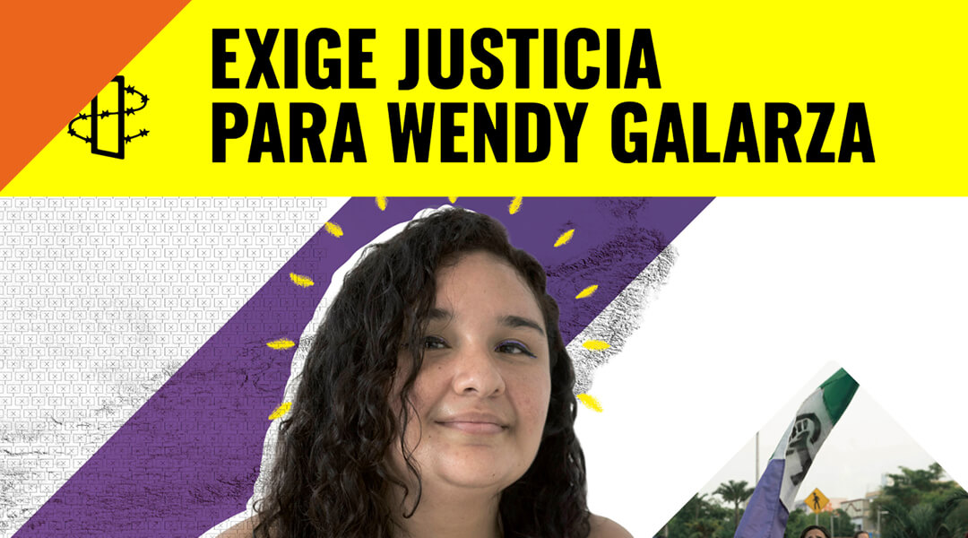 Exige justicia para Wendy Galarza